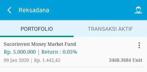 Beli Reksadana melalui aplikasi Finansialku (Hasil)