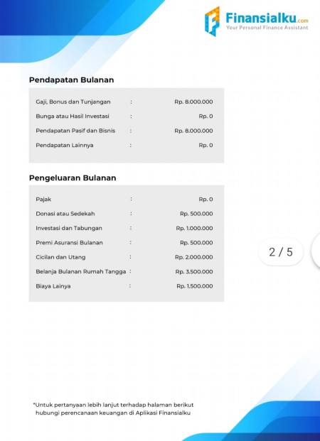 Report Keuangan Finansialku