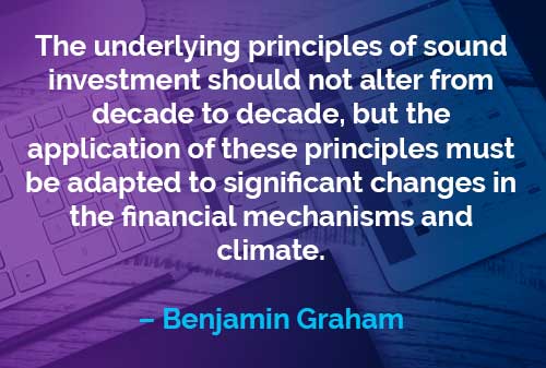 Kata-kata Motivasi Benjamin Graham Investasi yang Sehat - Finansialku