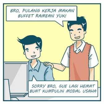 KOMIK_ Milenial Susah Nabung Simak Cara Menabung Untuk Milenial 01 - Finansialku