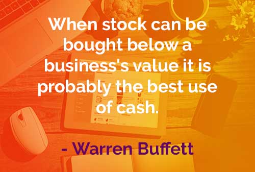 Kata-kata Bijak Warren Buffett Saham Di Bawah Nilai Bisnis - Finansialku