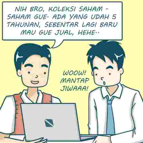 Komik Belajar Investasi Saham Yuk! Ini Tipsnya!