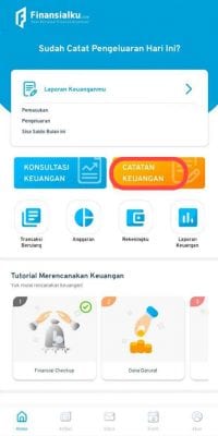 Catatan Keuangan Aplikasi Finansialku