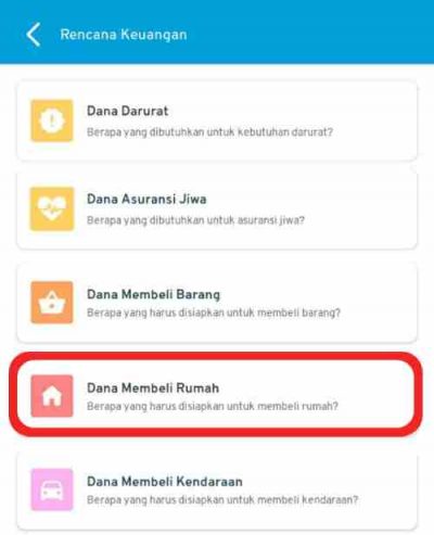 Fitur Rencana Keuangan Aplikasi Finansialku 2