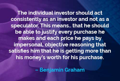 Kata-kata Motivasi Benjamin Graham Investor Perorangan - Finansialku