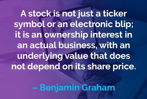 Kata-kata Motivasi Benjamin Graham Saham Bukan Hanya Simbol - Finansialku