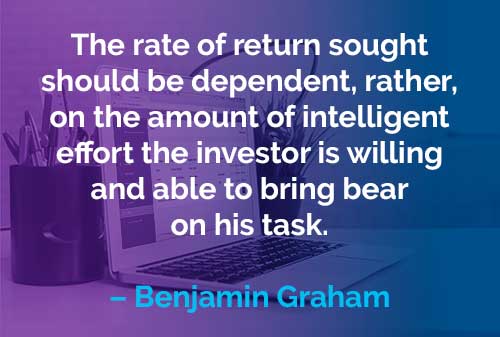 Kata-kata Motivasi Benjamin Graham Return yang Dicari - Finansialku