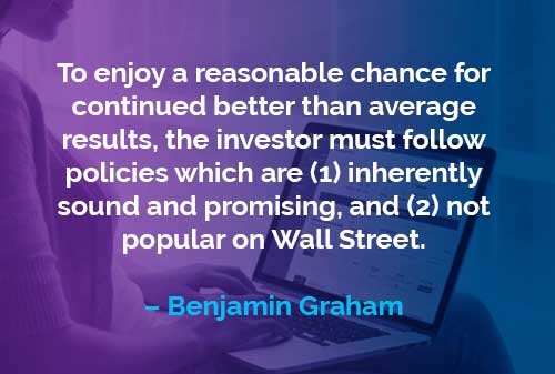 Kata-kata Motivasi Benjamin Graham Menikmati Peluang - Finansialku