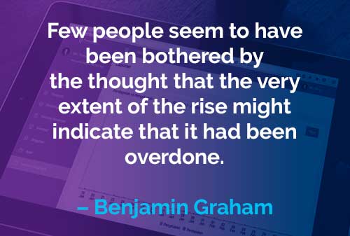 Kata-kata Motivasi Benjamin Graham Indikasi Kematangan - Finansialku