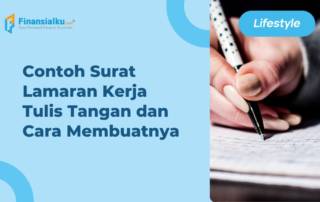 Contoh Surat Lamaran Kerja Tulis Tangan