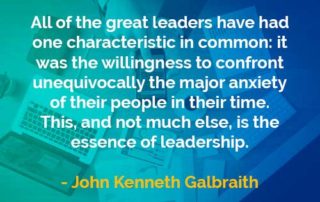 Kata-kata Bijak John Kenneth Galbraith Karakteristik Pemimpin Besar - Finansialku
