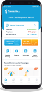 Mock Up Aplikasi Finansialku