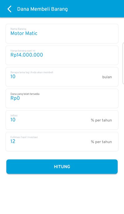 Dana Membeli Barang Cara Hitung Dana Beli Motor dengan Aplikasi Finansialku!