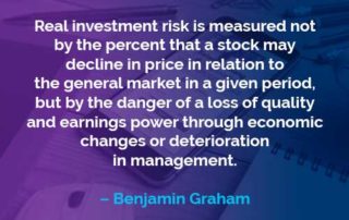 Kata-kata Motivasi Benjamin Graham Risiko Investasi Sesungguhnya - Finansialku