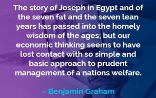 Kata-kata Motivasi Benjamin Graham Kebijakan Sederhana - Finansialku