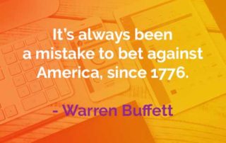 Kata-kata Bijak Warren Buffett Bertaruh Melawan Amerika - Finansialku