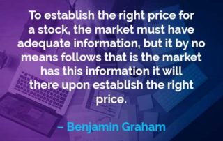 Kata-kata Motivasi Benjamin Graham Menentukan Harga Saham - Finansialku