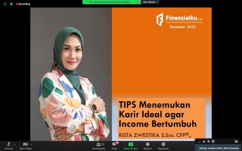 Tips Karir yang Ideal di Masa Pandemi Bersama FWD X Finansialku 7