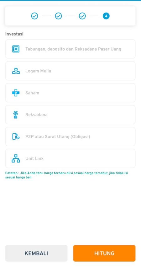 Panduan Melakukan Financial Check Up di Aplikasi dan Website Finansialku 1-4d