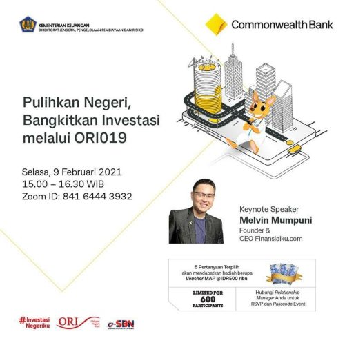 Pulihkan Negeri, Bangkitkan Investasi Melalui ORI019 poster