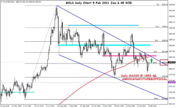 Pergerakan Harga Crude Oil, Emas dan Forex Hari Ini 9 Februari 2021 03 - Finansialku