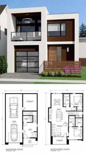 Inspirasi dan Ide Renovasi Rumah Tipe 45, Minimalis dan Keren! 2 garasi luas