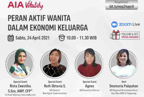 Perkuat Peran Wanita dalam Ekonomi Keluarga Bersama AIA Vitality dan Finansialku poster (1)