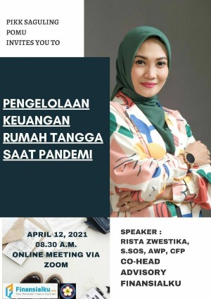 Finansialku X PIKK Saguling Mengelola Keuangan Rumah Tangga Di Masa Pandemi poster