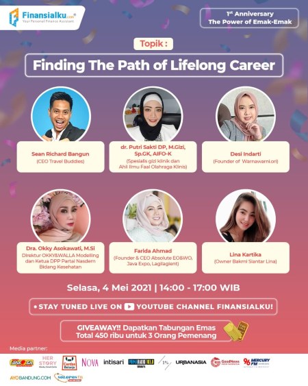 Rayakan 1 Tahun The Power of Emak-Emak, Finansialku Hadirkan Rangkaian Mini Talkshow 4 mei