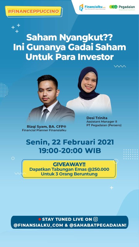 Finansialku X Pegadaian_ Kolaborasi Daring Bahas Produk Emas Di Februari 2021