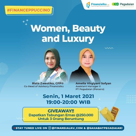 Finansialku X Pegadaian_ Kolaborasi Daring Bahas Produk Emas Di Februari 2021 ig live 1 mar