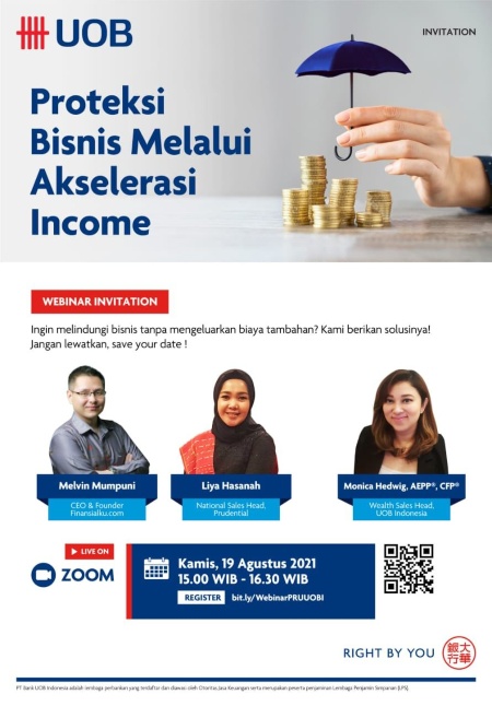 Finansialku X UOB Bicarakan Solusi Tepat Cara Proteksi Bisnis Poster