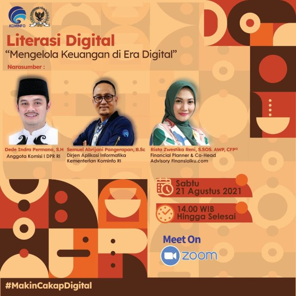 Finansialku X Kominfo &DPR Edukasi Cara Kelola Keuangan di Era Digital poster