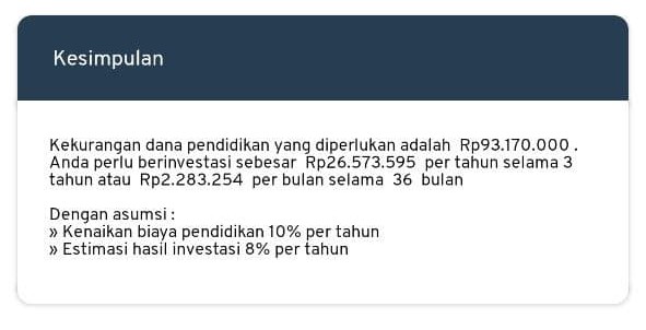 Menghitung Dana Pendidikan S2