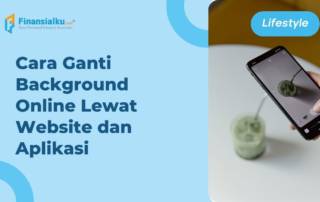 cara ganti background online