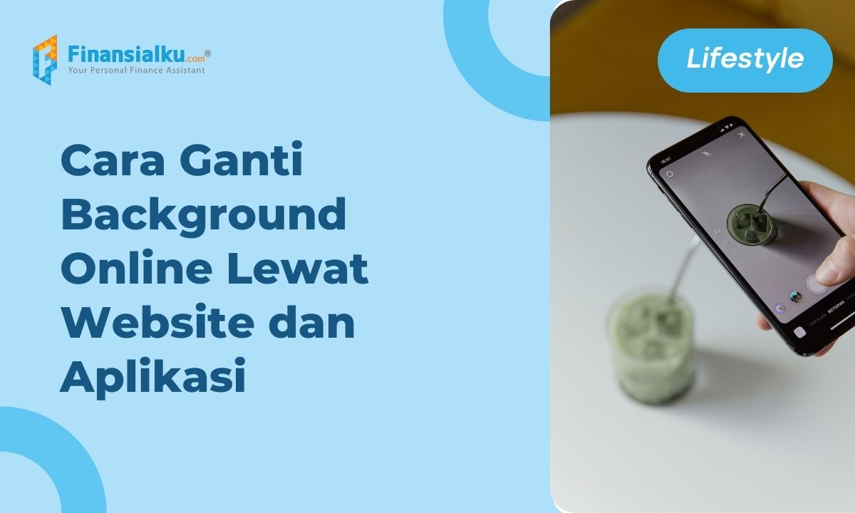 cara ganti background online