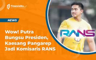 Putra Bungsu Jokowi, Kaesang Pangarep Jadi Komisaris RANS