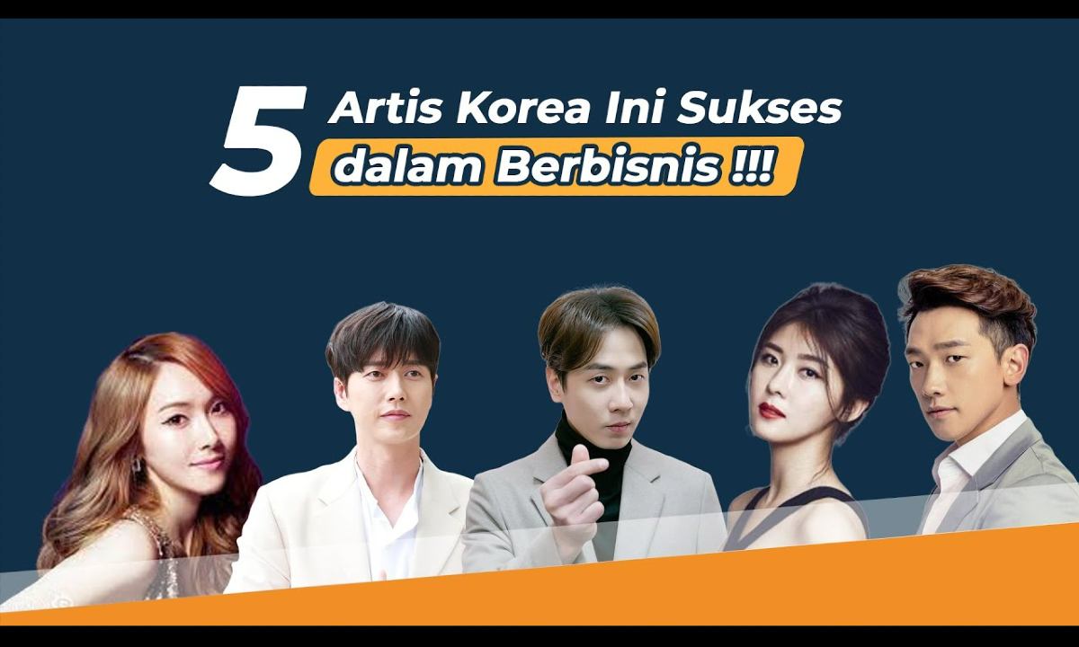 VIDEO: 5 Artis Korea Yang Sukses dalam Berbisnis