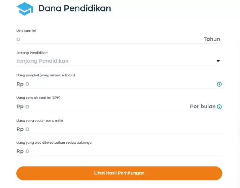 kalkulator dana pendidikan 1