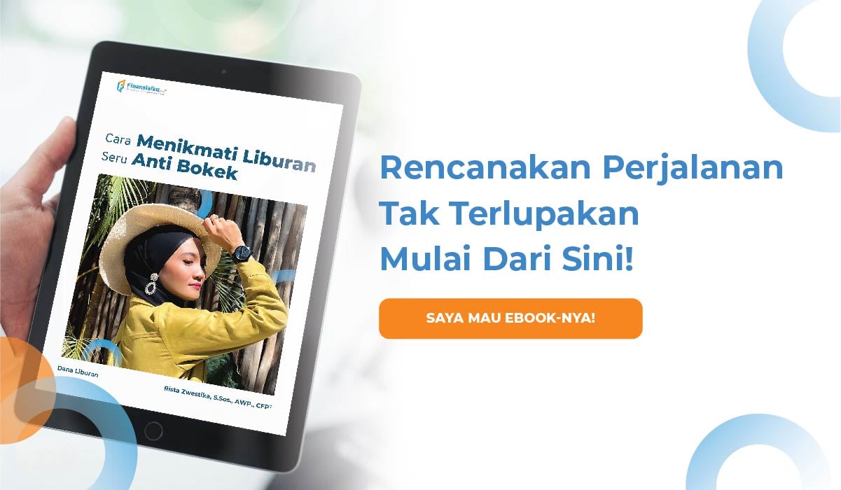 Banner Iklan Cara Menikmati Liburan Seru Anti Bokek (Dana Liburan) Web