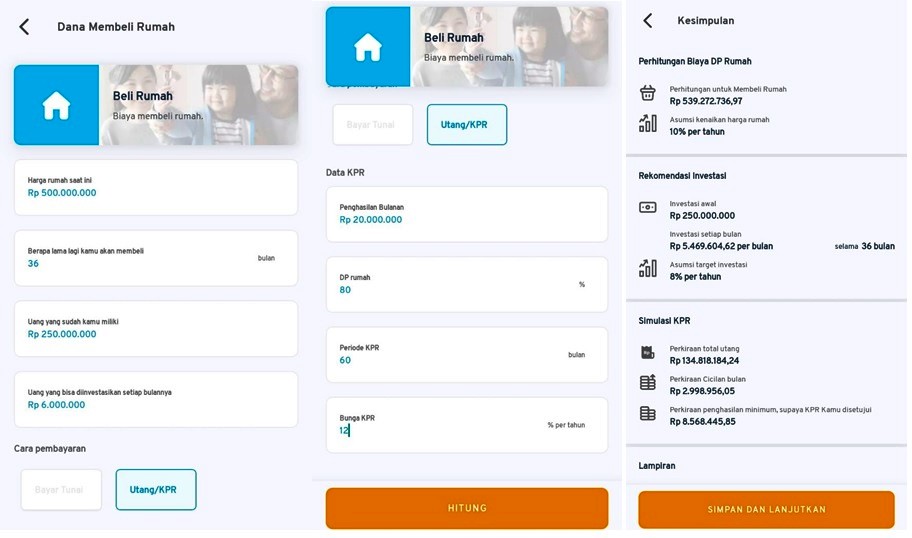 simulasi dana beli rumah KPR