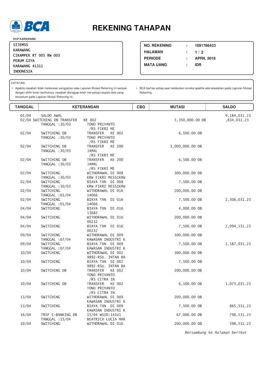 Contoh-Rekening-Koran-BCA-1