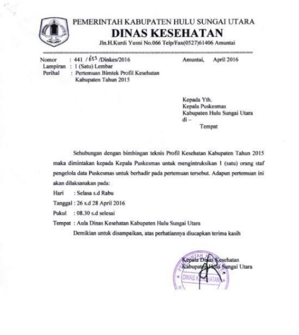 Contoh Surat Dinas Yang Baik Dan Benar Untuk Berbagai Keperluan