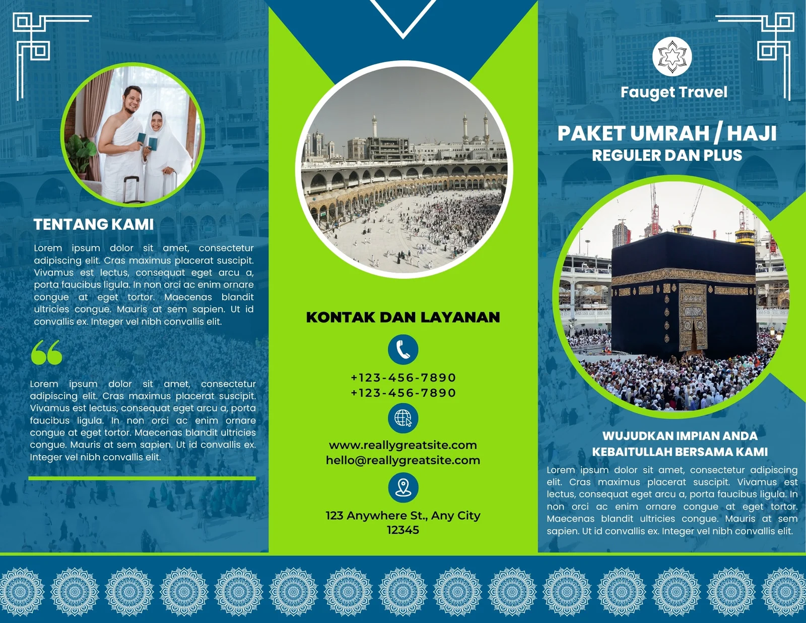 contoh brosur haji/umrah