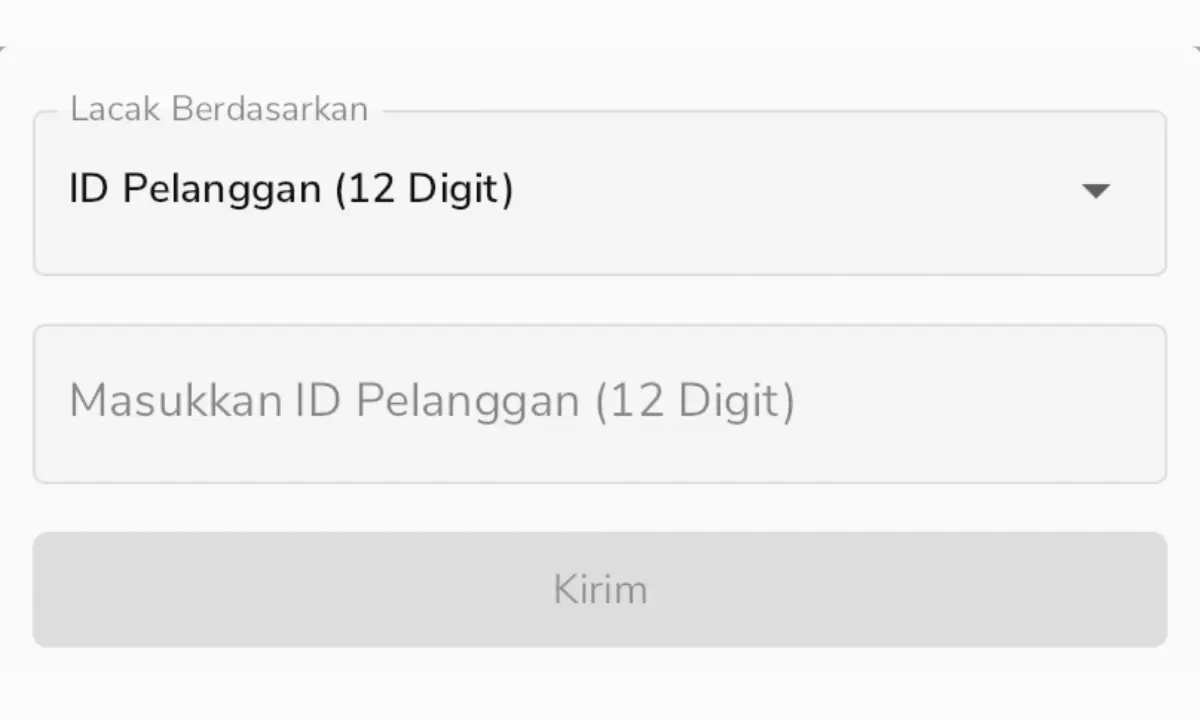 cek permohonan listrik PLN