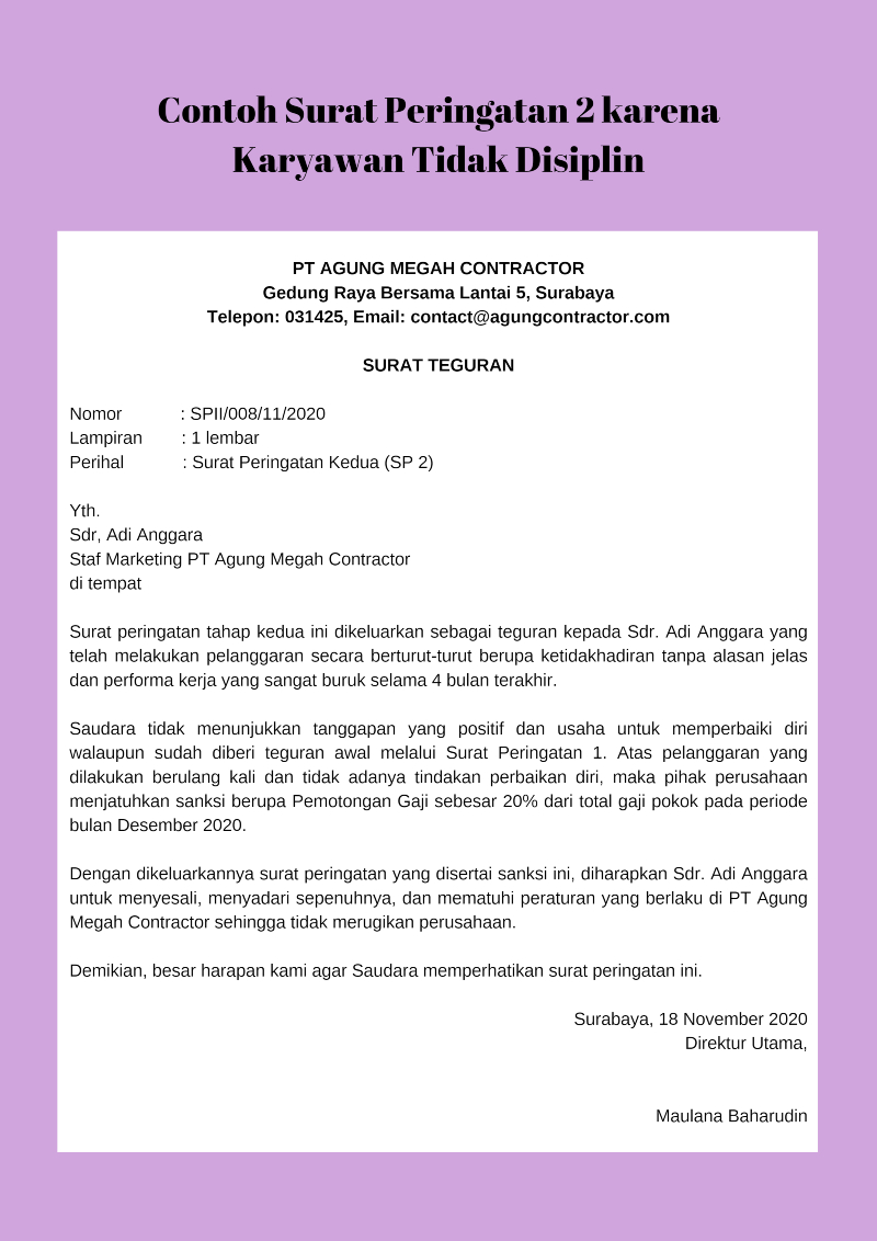 contoh surat peringatan_SP 2 (1)