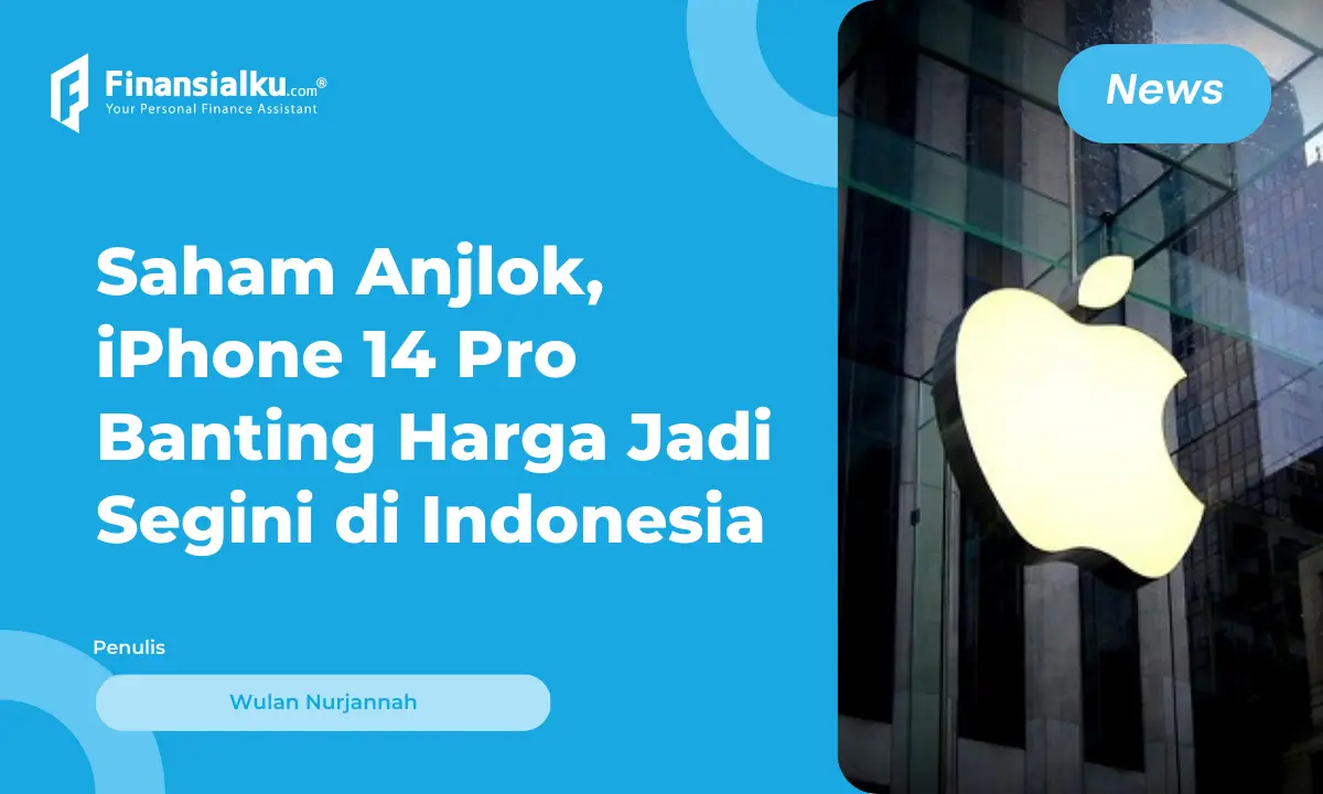 Penjualan Anjlok Gegara iPhone 14 Pro, Saham Apple Turun 3,7%