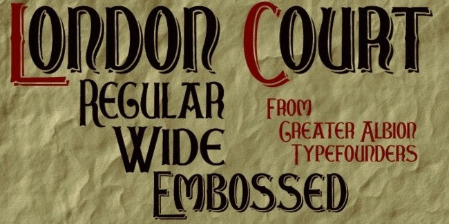 font keren_font london court