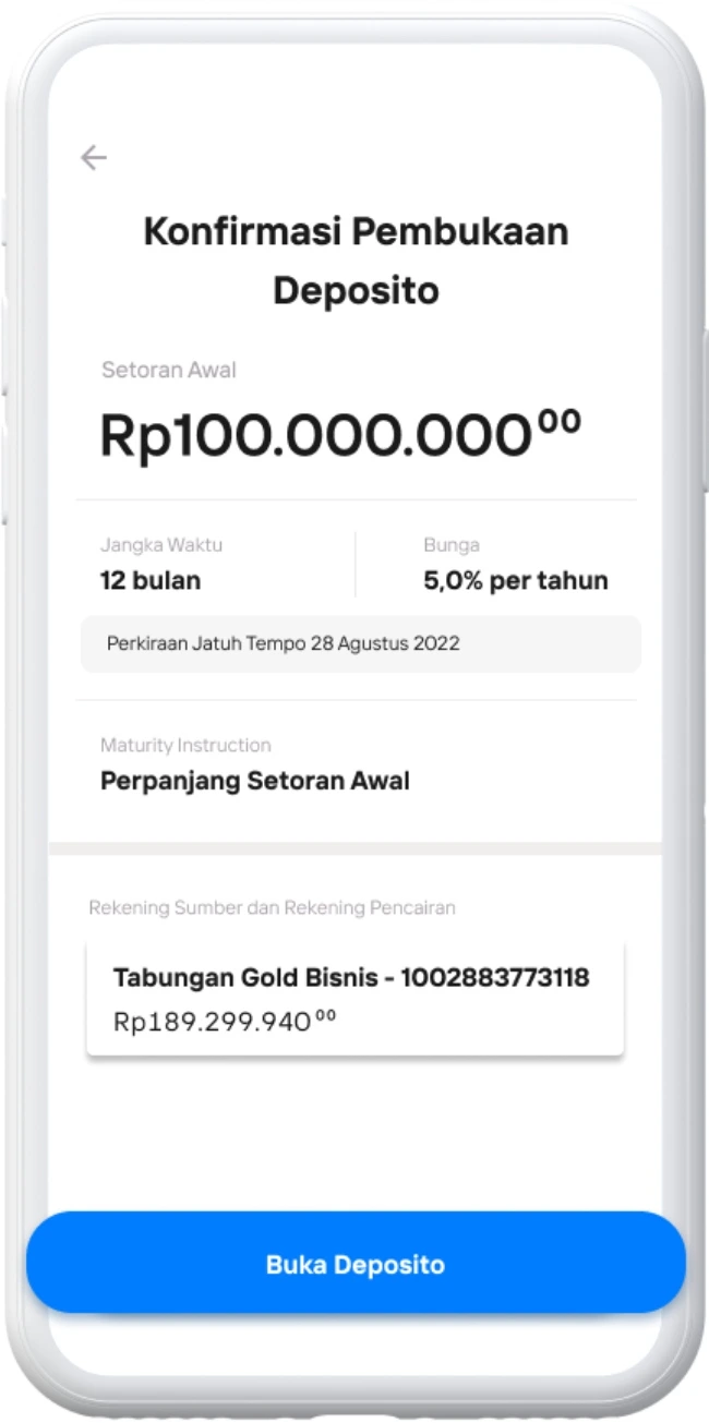 bunga deposito mandiri_konfirmasi pembukaan rekening deposito