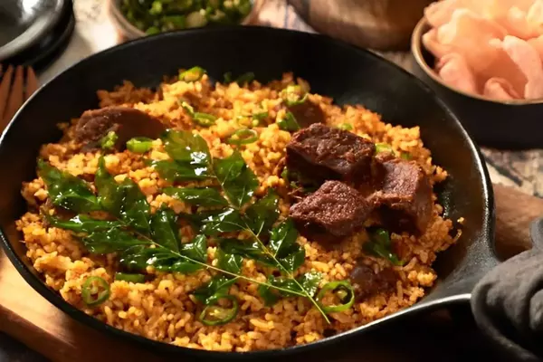 menu lebaran_Nasi Goreng Kambing ala Jawa